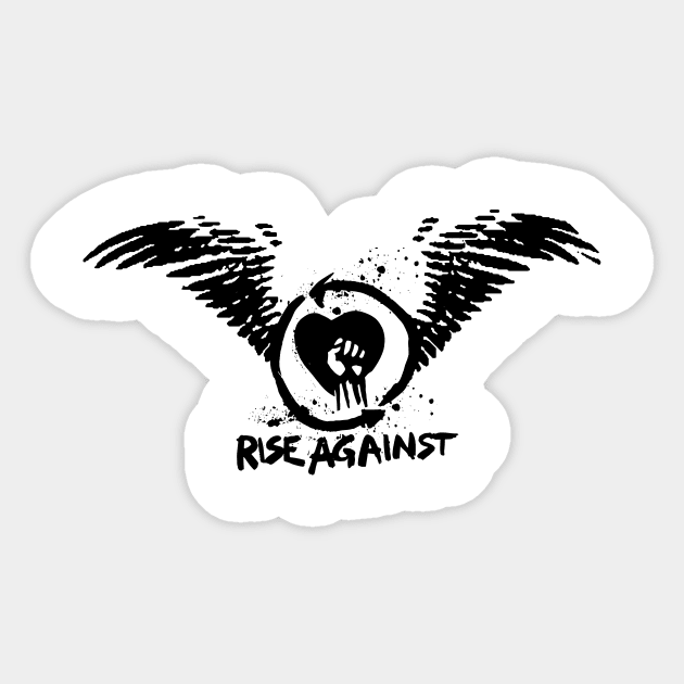 Rise Against Sticker by cutiez